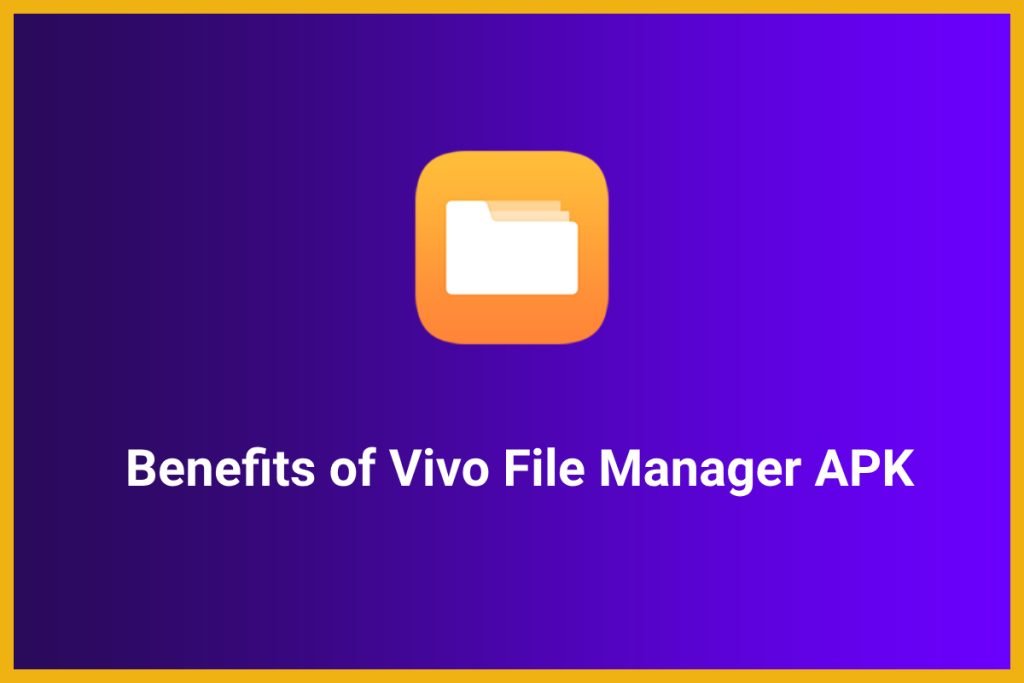 Vivo File Manager Benefits