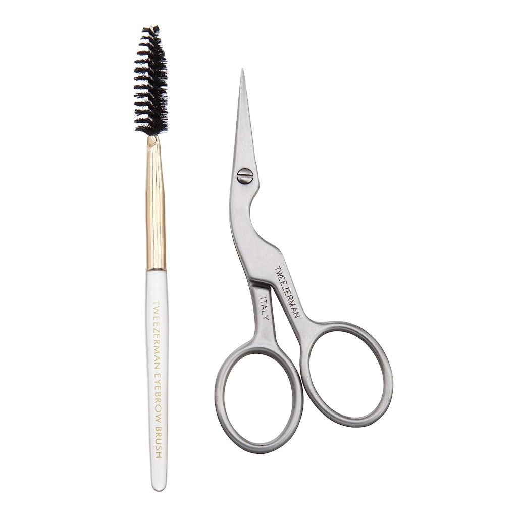 Tweezerman Brow Shaping Scissors And Brush